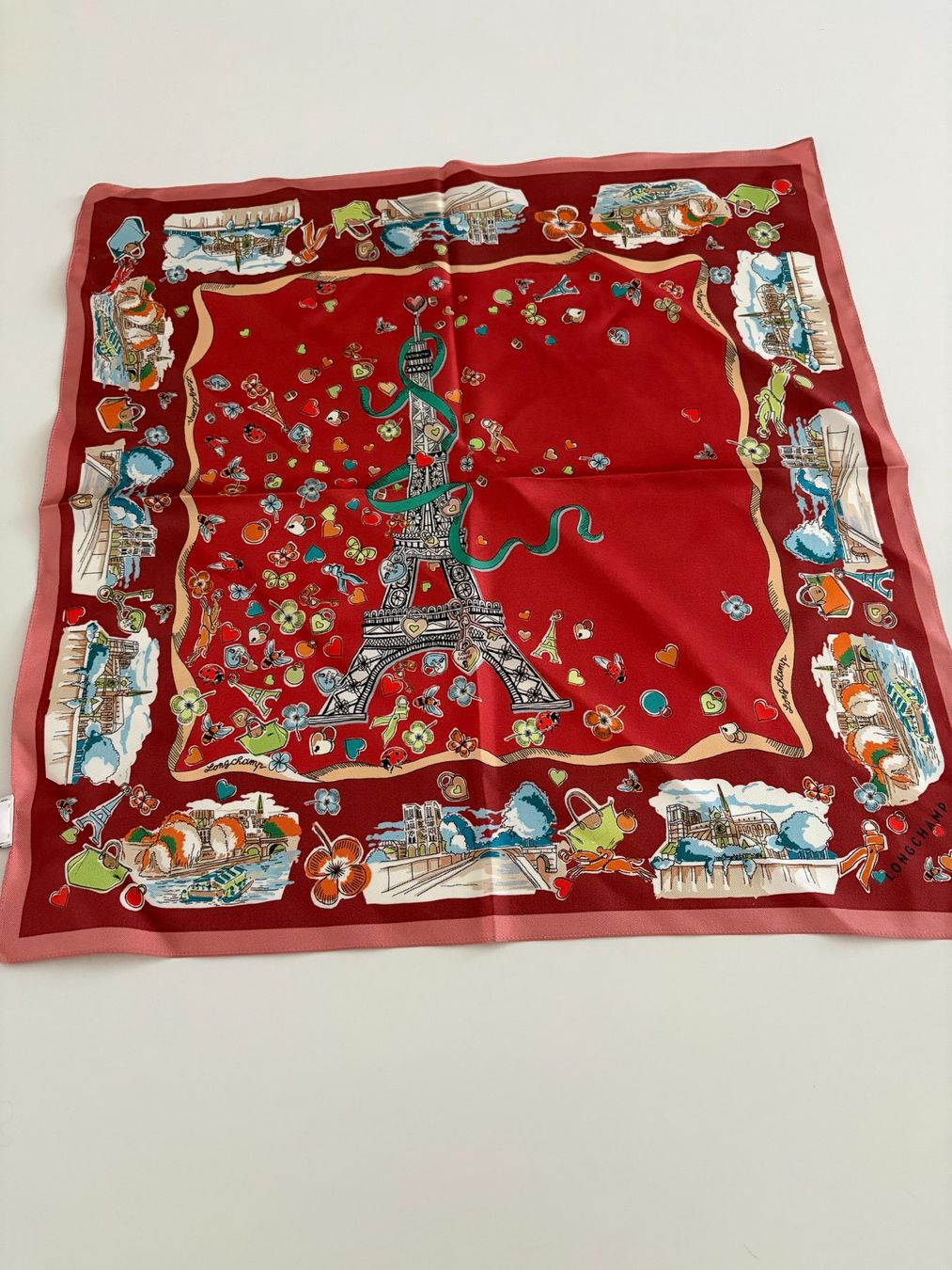 Longchamp Foulards, Tücher & Schals: Halstuch Longchamp "Tour enchantée" – Neu (gemäss Beschreibung) aus Adliswil von Pipatch