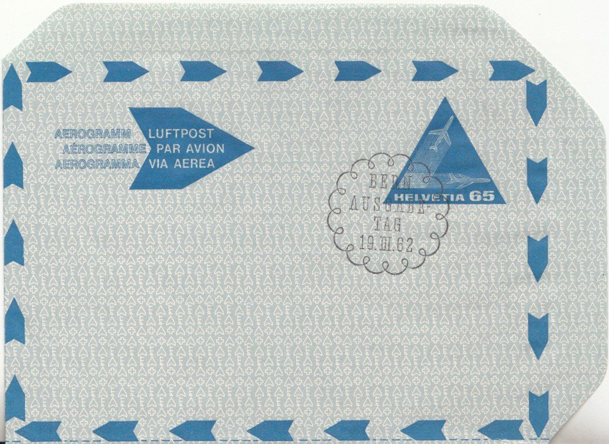 Tutti i francobolli: SLH FG 101 Aerogramm mit ET – Usato da Bürglen TG venduto da StampGraf