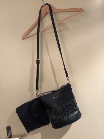 Handtasche mit Innentäschli, schwarz, neuwertig