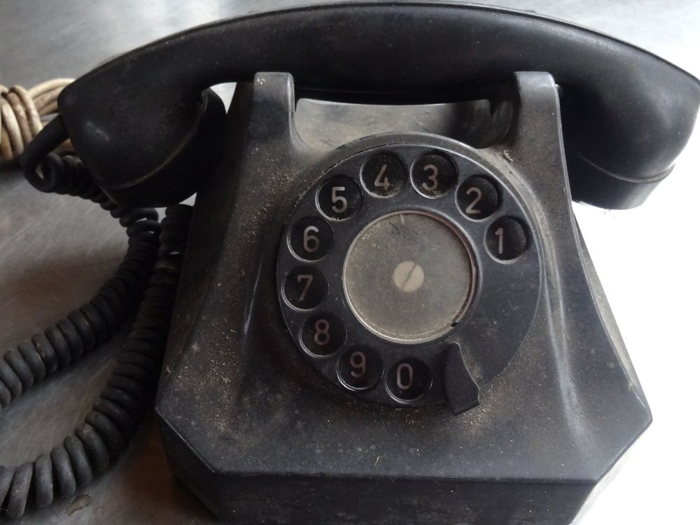 Vintage Telefon Deko – Antikes Wählscheibentelefon Aus Harz, Ca. 26x23x13 Cm, Für Retro-Deko Zu Hause Oder Im Büro
