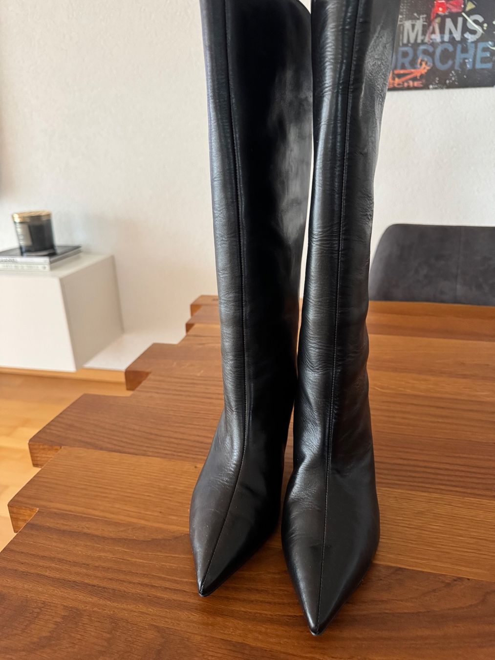Damenschuhe: Carrano Lederstiefel, schwarz, Gr. 40 – Gebraucht aus Dübendorf von Malcika1 1