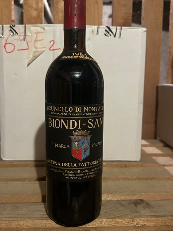 Biondi-Santi Brunello di Montalcino 1983 Tenuta Il Greppo (Neu (gemäss ...