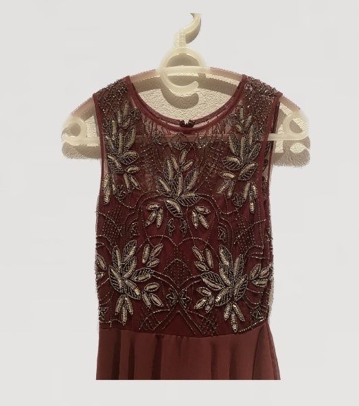 Kleider: Lace & Beads bordeaux rotes Kleid – Neu (gemäss Beschreibung) aus Zürich von Shoppingqueen98 2