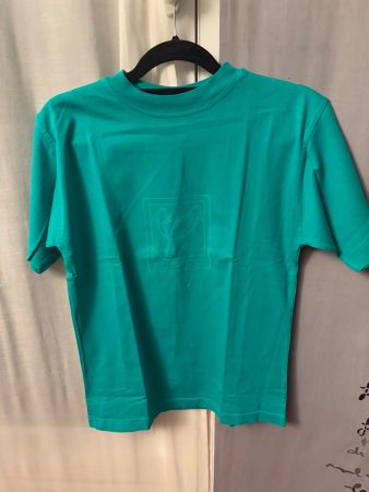 T-shirt Club Med vintage, turquoise, taille S. Style rétro e