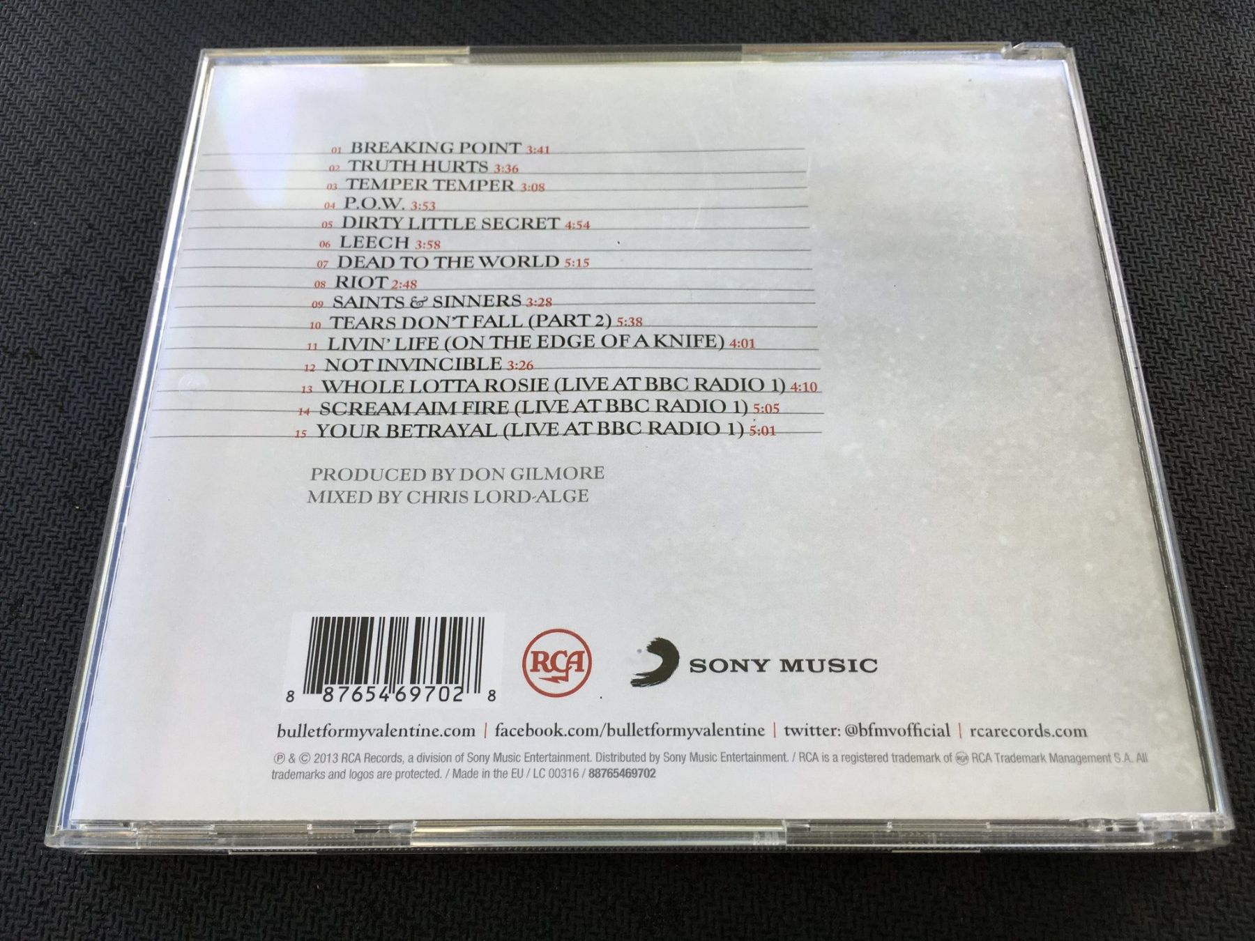 CDs: Bullet for my Valentine - Temper Temper -CD- – Gebraucht aus St.Gallen von MedienJoe 2