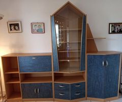 Gut erhaltene Wohnwand, ideal für Wohnzimmer!