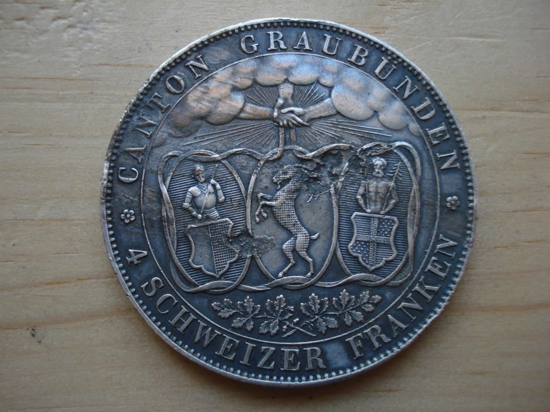 Tutti le monete: (A11)  Chur  1842 – Usato da Erlach venduto da Net-Coins 1