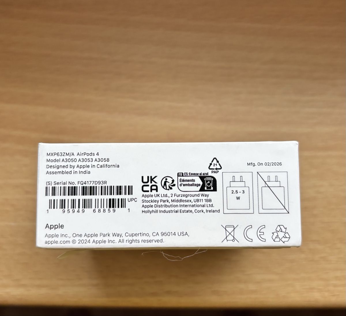 Apple Kopfhörer: AirPods 4 neuf – Neu und originalverpackt aus Courroux von Ntbk65 2