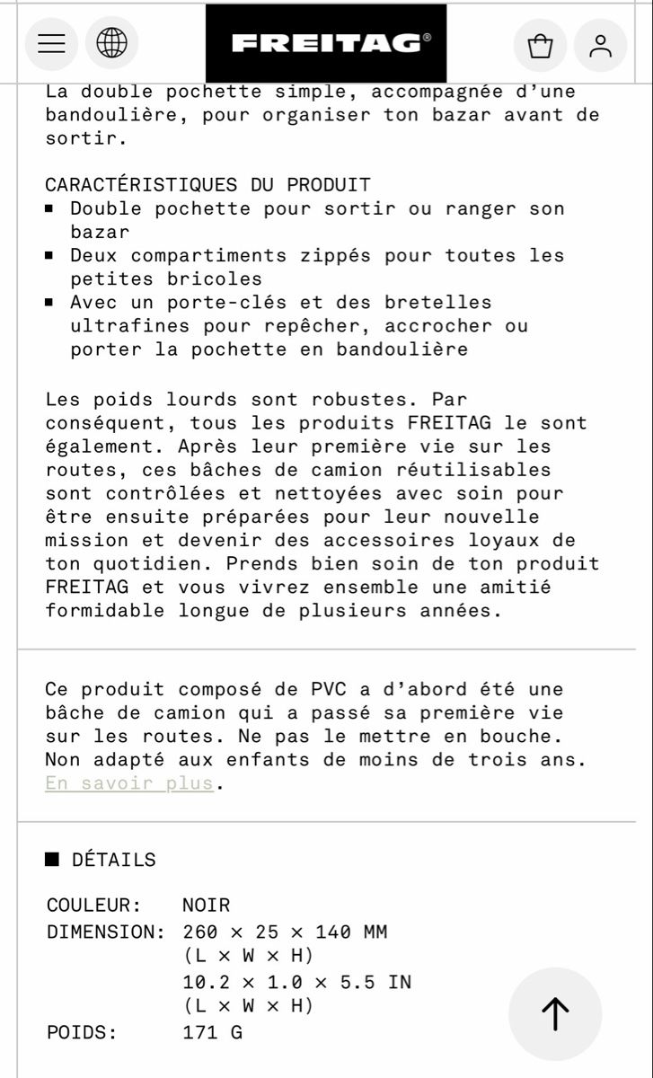 Freitag Sacs: Freitag Masikura – Neuf (Voir description) à Lausanne par Fan_pt7s 3