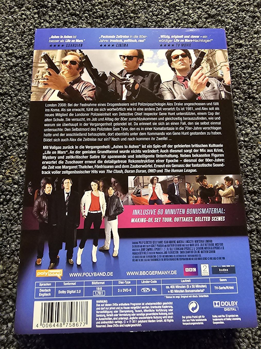 Alle DVDs: Ashes to Ashes - Die Komplette Staffel 1  – Gebraucht aus Ruswil von jan_bxl5 1