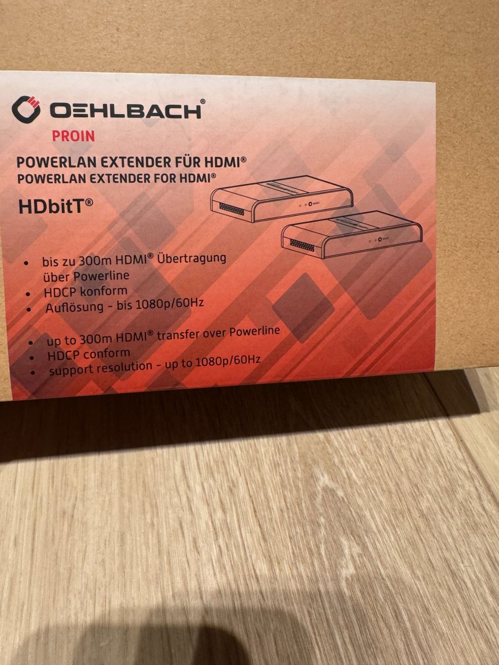 Oehlbach Adattatori: PowerLAN Extender für HDMI – Nuovo (secondo la descrizione) da Cham venduto da Smidel25