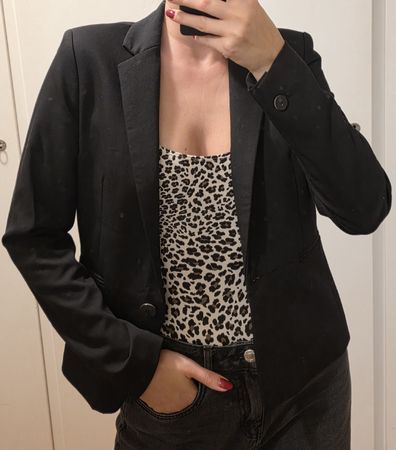 Mango Blazer, schwarz, Grösse S 