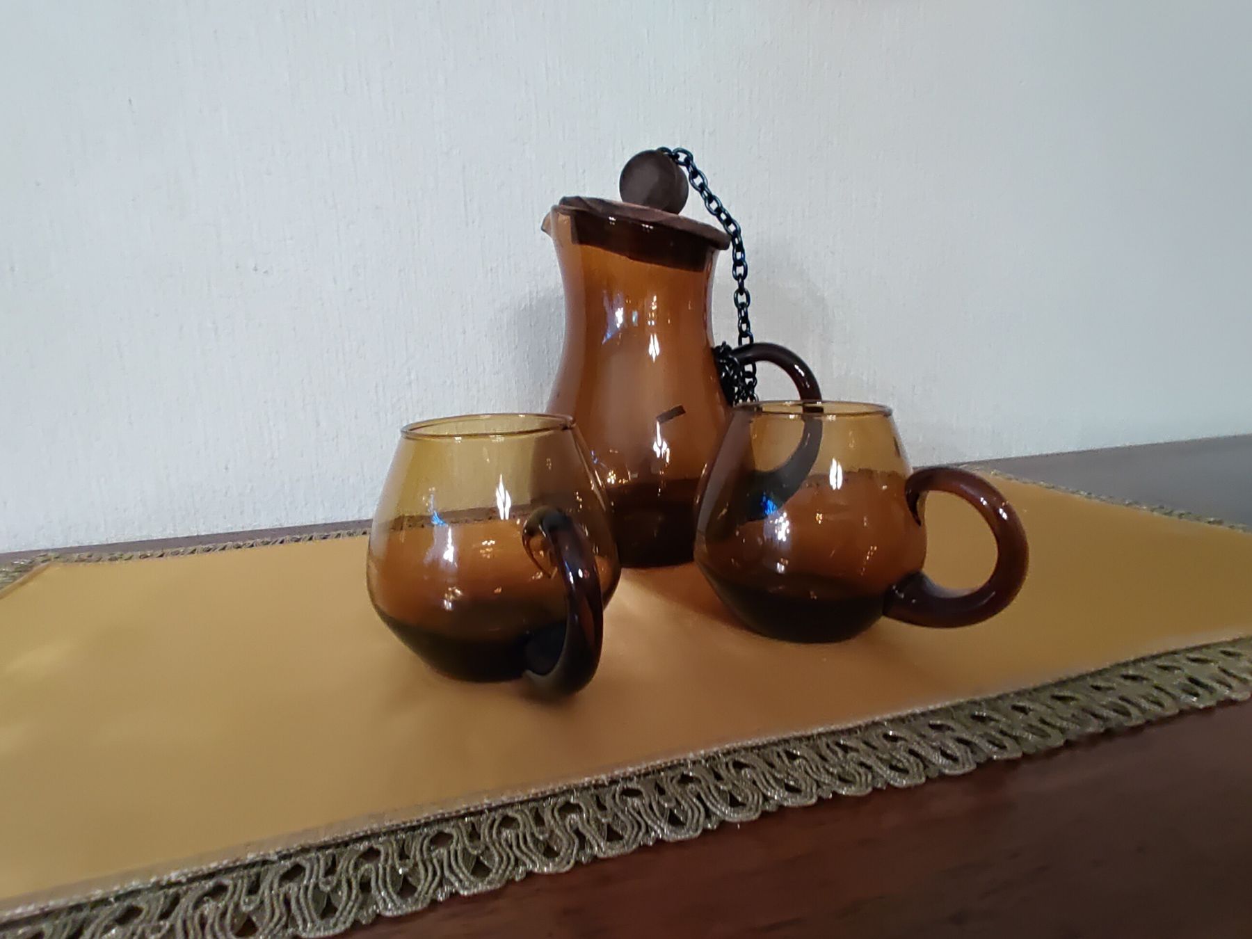 Karaffen: Sangria-Krug mit 6 Gläsern – Gebraucht aus Wädenswil von fajadi
