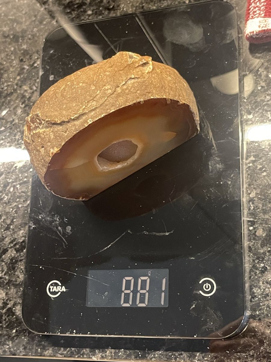 Minerali & Pietre curative: Géode d'agate naturelle avec cristaux - Achatgeode – Usato da Le Landeron venduto da Ayriss 5