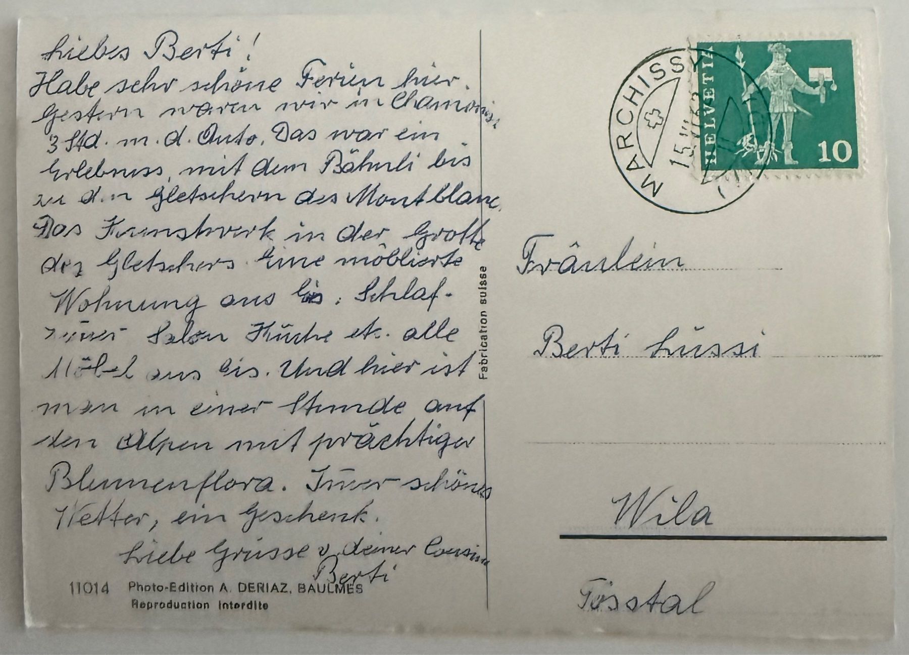 Ansichtskarten: Marchissy - Multi-Vue 1962 – Gebraucht aus Lutry von Ediego 1