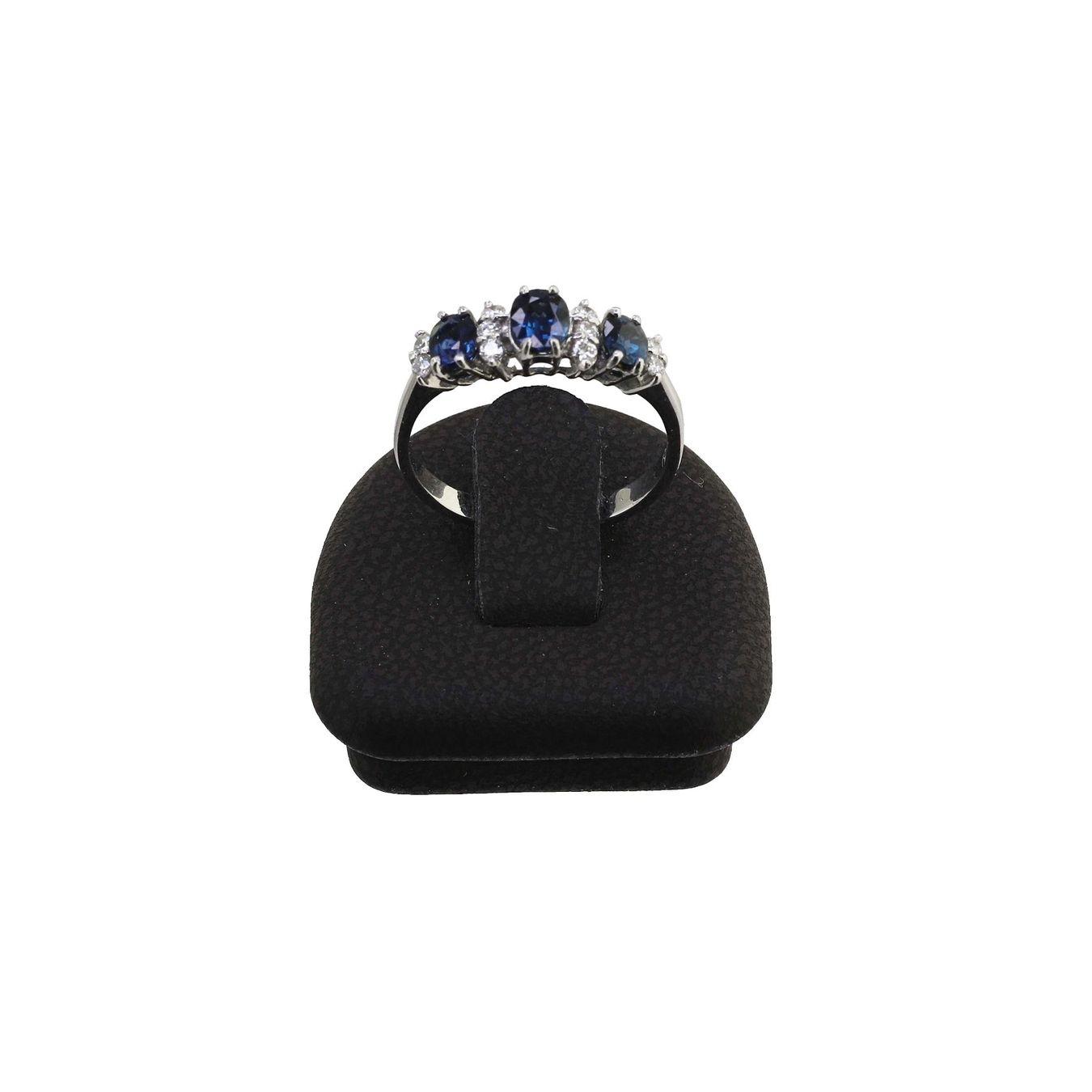 Anelli: Saphir Diamant Ring, A Kurz – Usato da Zürich venduto da Vintage-Jewellery 1