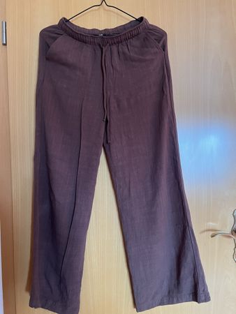Stradivarius Linen Trousers XS - Wide Leg & Comfy! (Summer)