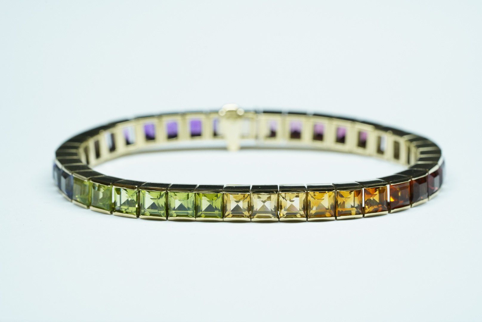Bracciali & Braccialetti: Multicolor Armband 14k Gelbgold – Usato da Bülach venduto da Re-Jewelled