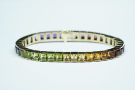 Multicolor Armband 14k Gelbgold