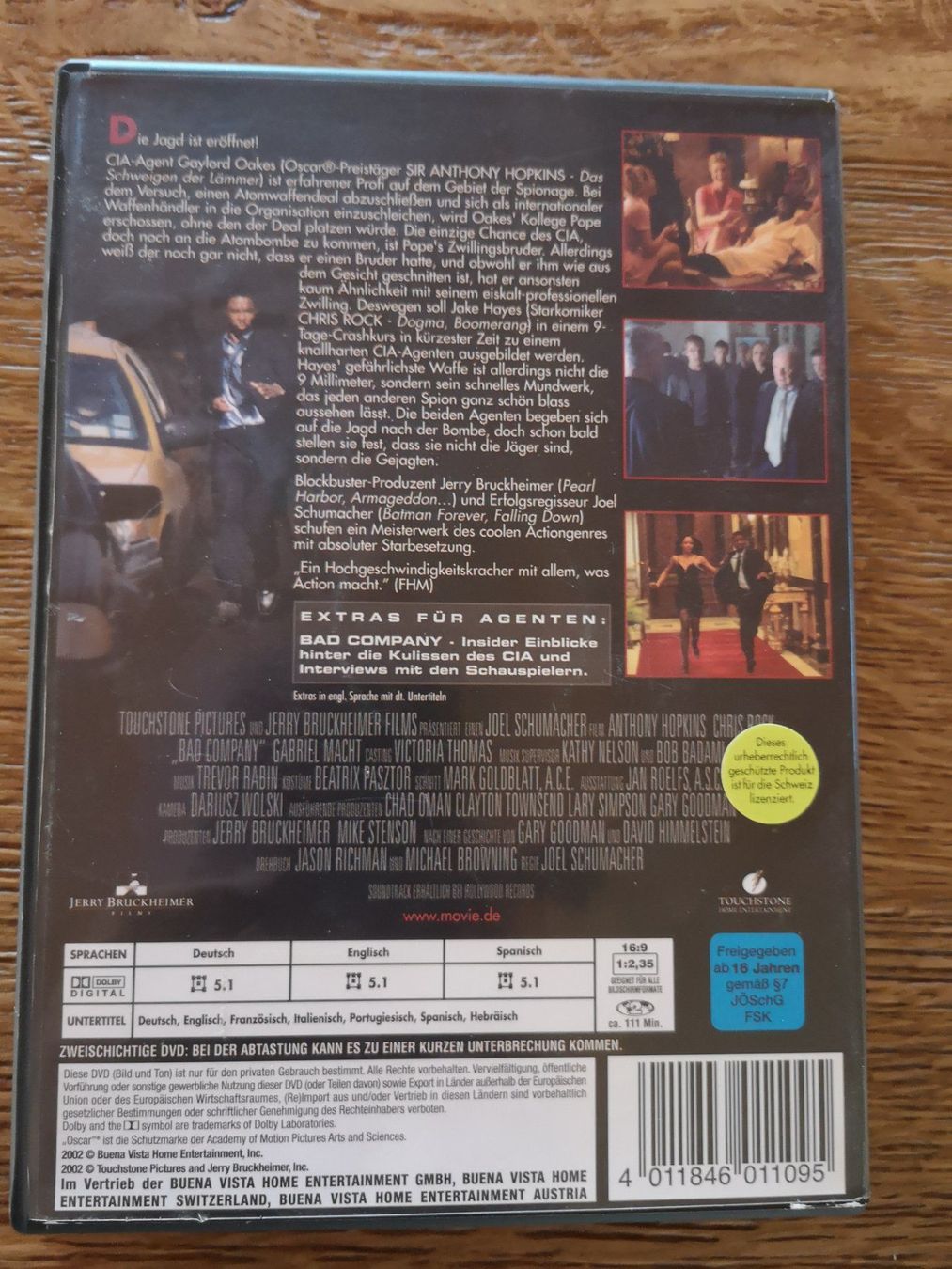 Alle DVDs: Bad company mit Hopkins Rock – Gebraucht aus Vordemwald von Esel04 1
