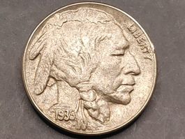 1935-s - 5 Cent "Buffalo Nickel" (Rar)