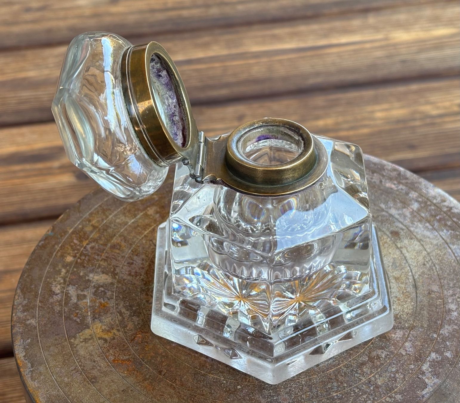 Altro in Antiquarato & Arte: antikes Pressglas Tintengefäss, Tintenfass – Usato da Lüchingen venduto da Eeizo 4