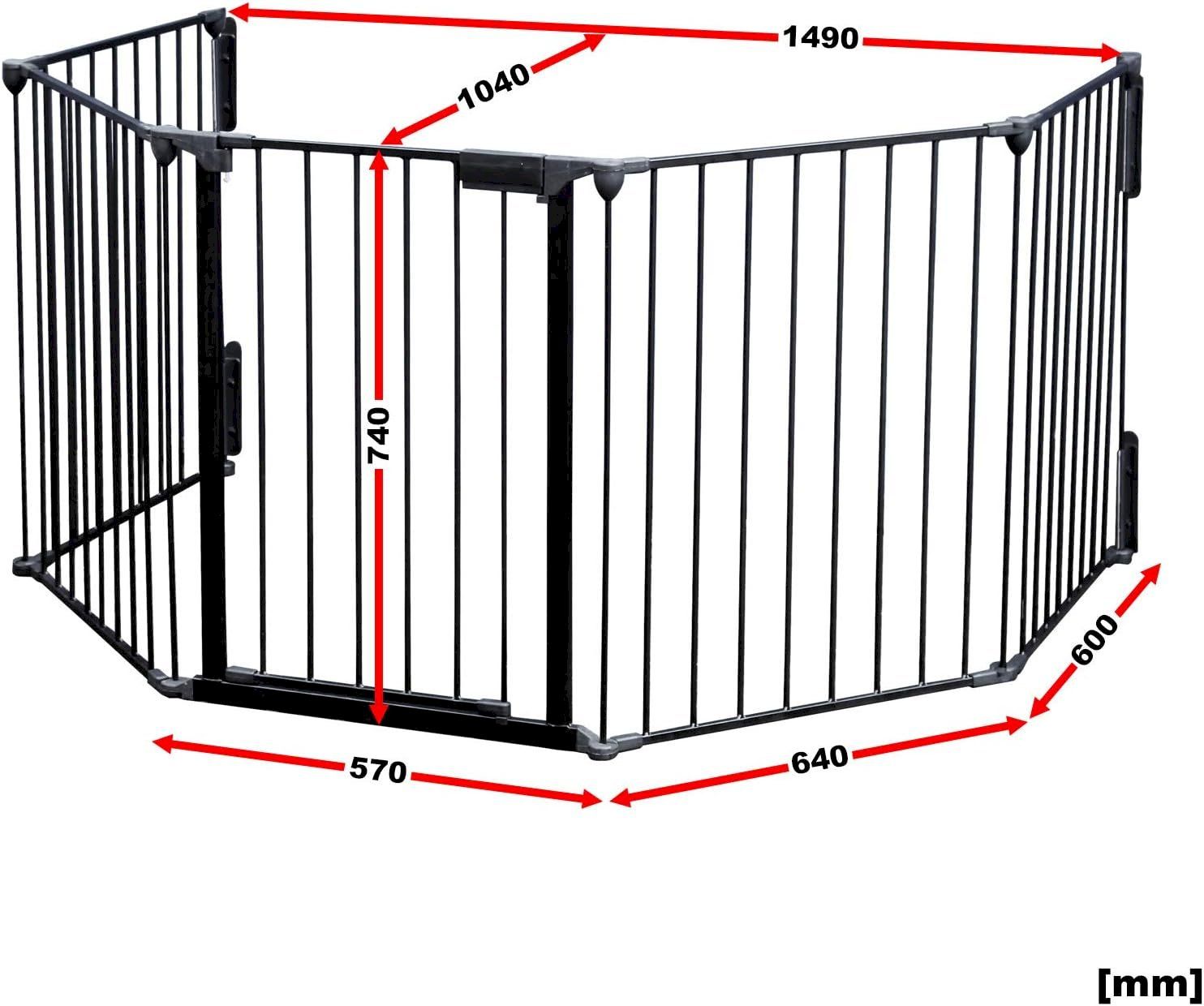 Box & Barriere di sicurezza: Wiltec Kaminschutzgitter 300cm – Nuovo e nell'imballaggio originale da Bottighofen venduto da zaap 5