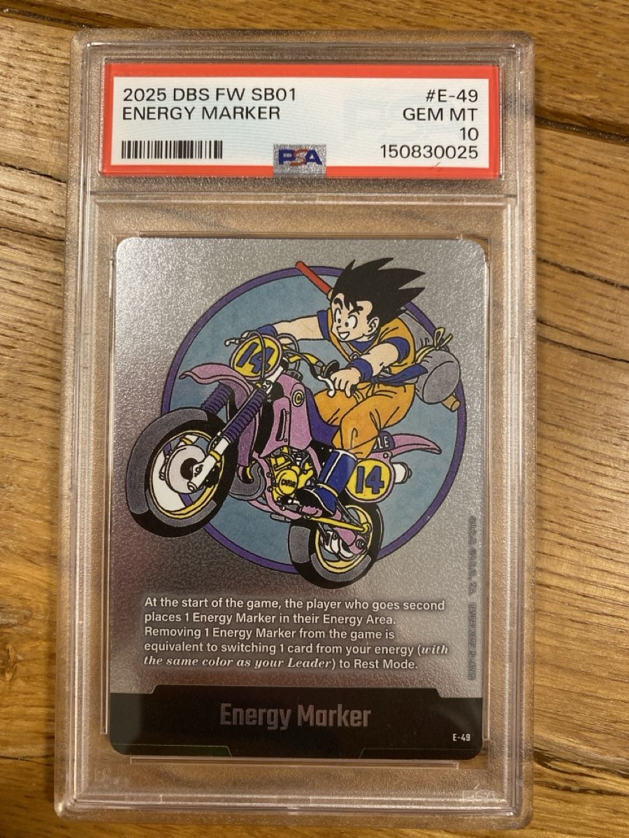 Bandai Carte collezionabili: Dragonball Energy Marker E-49 PSA 10 – Nuovo (secondo la descrizione) da Amriswil venduto da AlpAde_