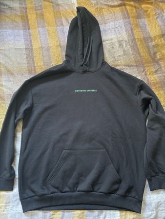 YourTurn-Hoodie mit Backprint (Schwarz)