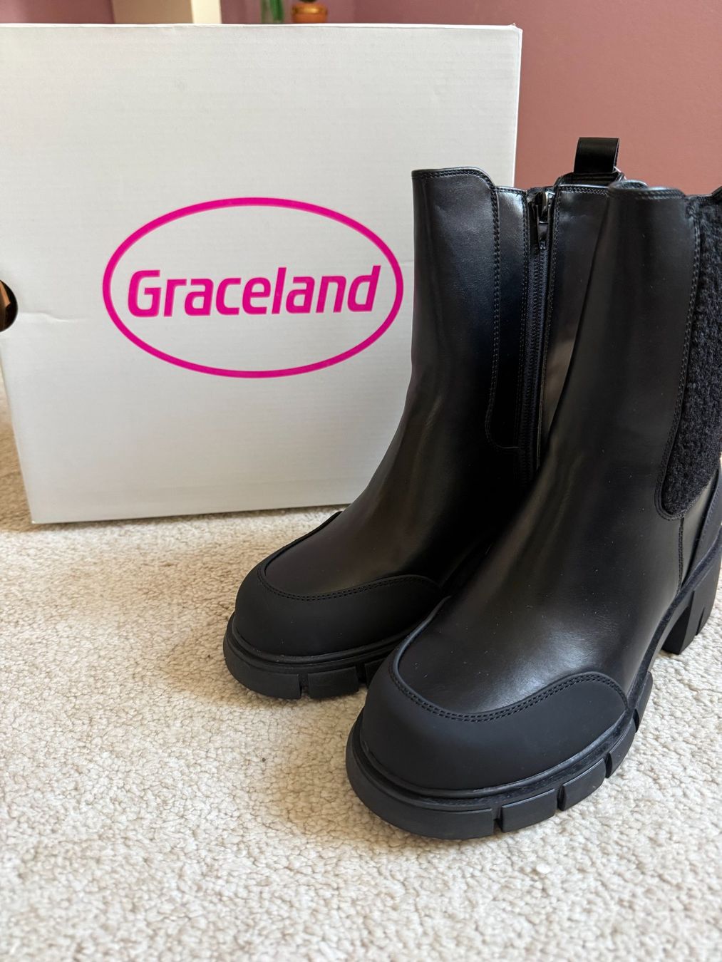 Graceland Scarpe per ragazze: Graceland Winter Boots – Schwarz – Nuovo e nell'imballaggio originale da Grosswangen venduto da ani_gbp2 4