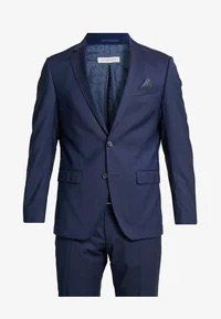Bugatti SLIM FIT - Anzug - blau, inkl. Hemd, 102/42