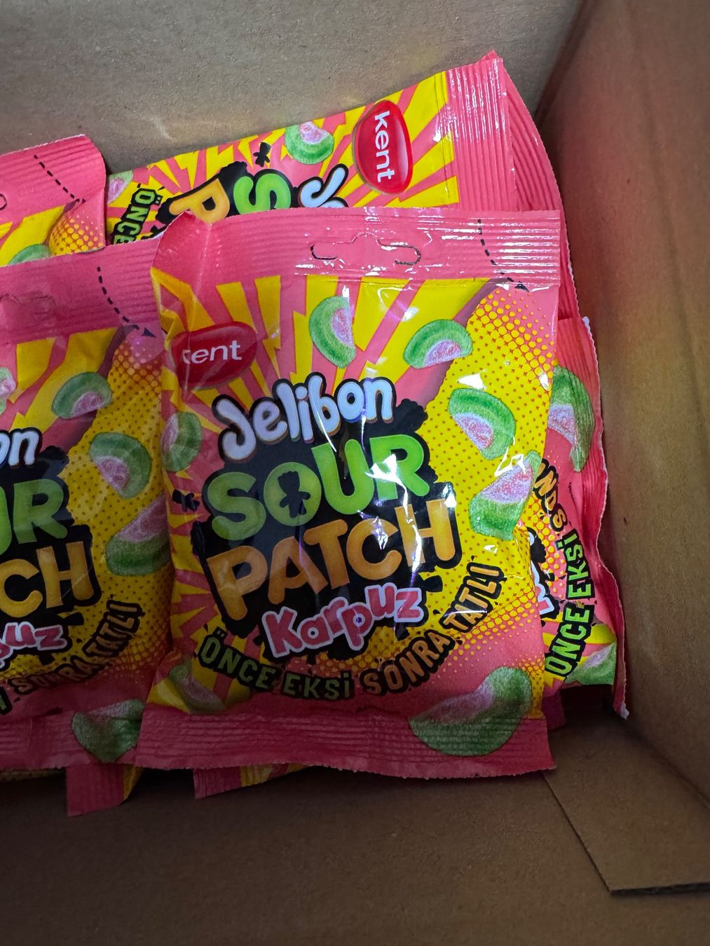Cibi & Specialità: 20x Jelibon Sour Patch Watermelon 80g – Nuovo e nell'imballaggio originale da Zunzgen venduto da noa_wd92