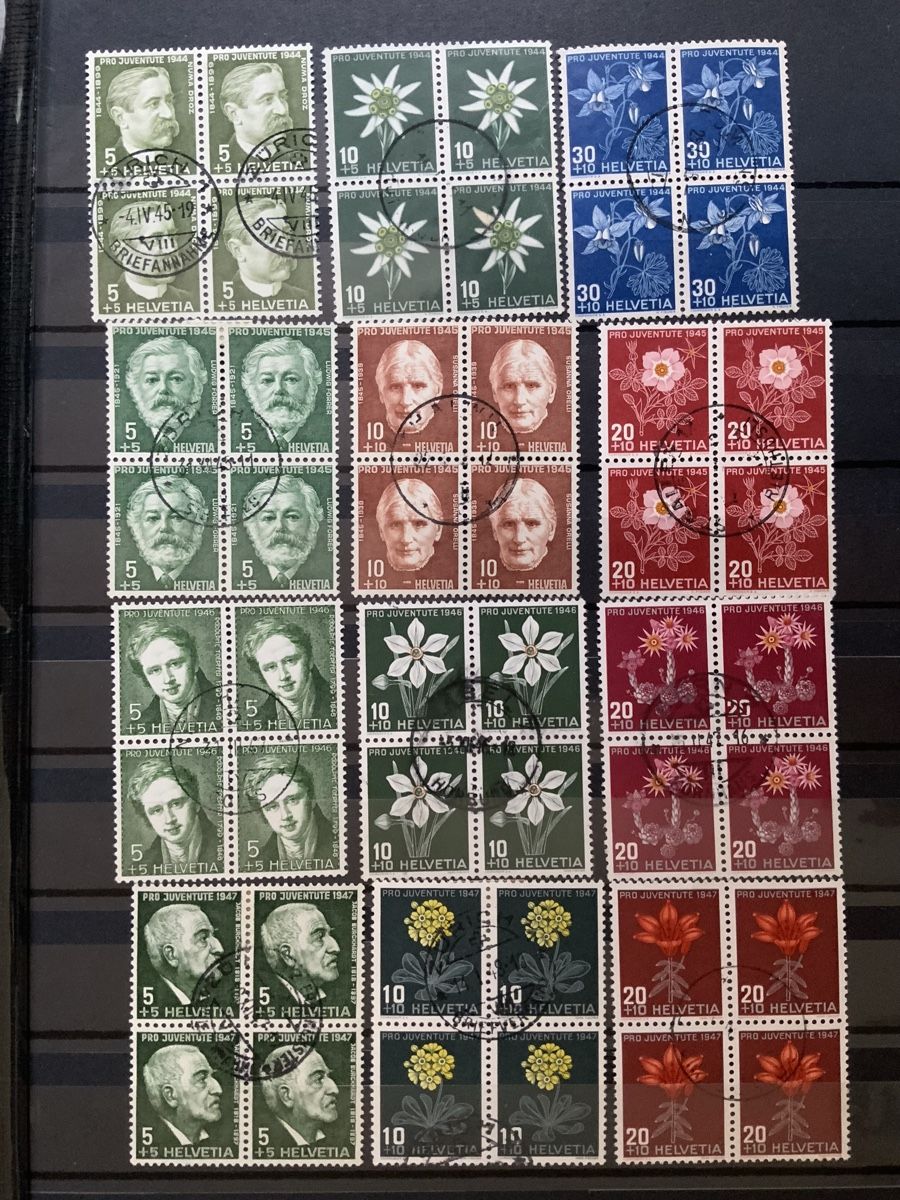 Alle Briefmarken: Juventute Briefmarken – Gebraucht aus Binningen von chr_cr5n 1