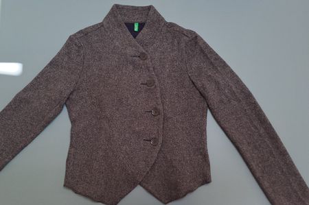 United Colors of Benetton Damen Jacke Grösse 38 grau