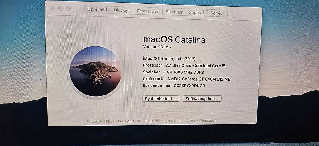 PC: iMac 21.5 Zoll, Late 2012 – Usato da Chur venduto da smint_3 1