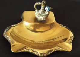 Aschenbecher aus Messing mit Nazar-Amulett