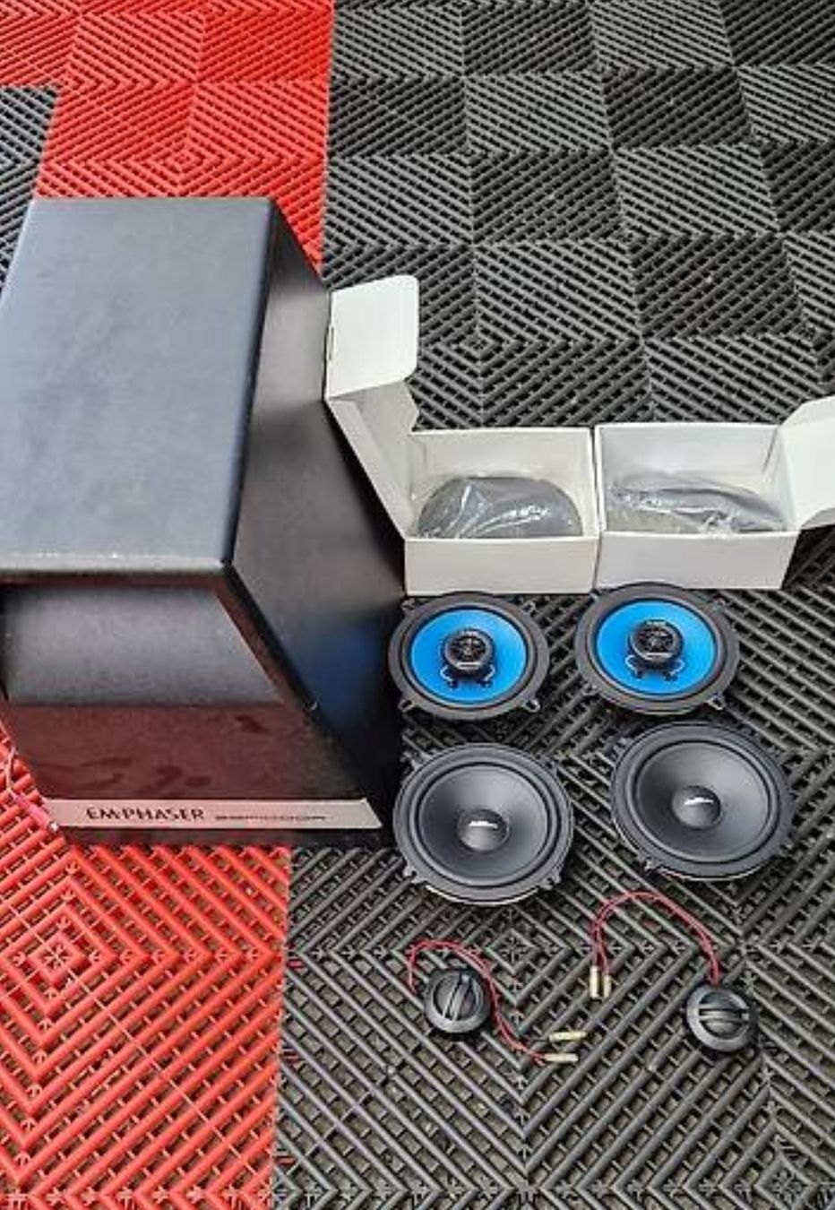 Lautsprecher: Auto Lautsprecher Emphaser Set mit Subwoofer gebraucht – Neu (gemäss Beschreibung) aus Witterswil von jel_hkc2