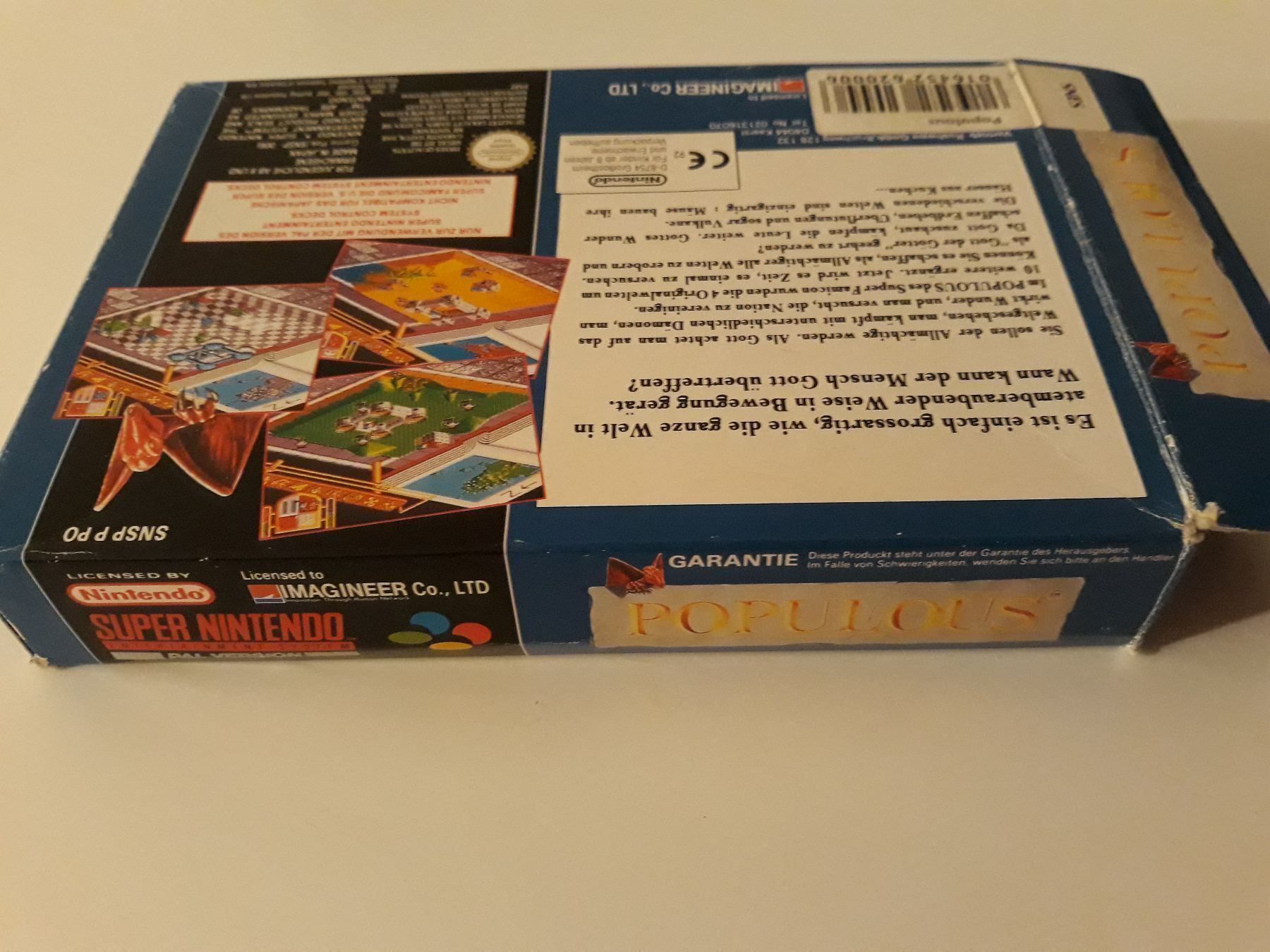 Giochi: Populous Super Nintendo SNES OVP – Usato da Aarau venduto da Kaesekuchen2000 6