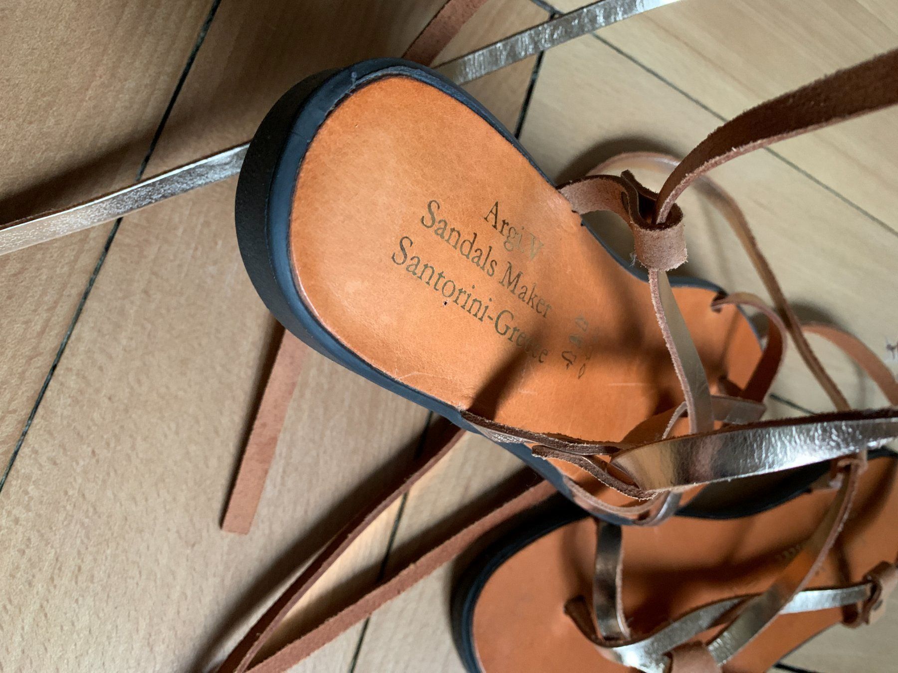 Damenschuhe: ARGI V - Leder Römersandale braun 37 – Gebraucht aus Zürich von Diazaio 2