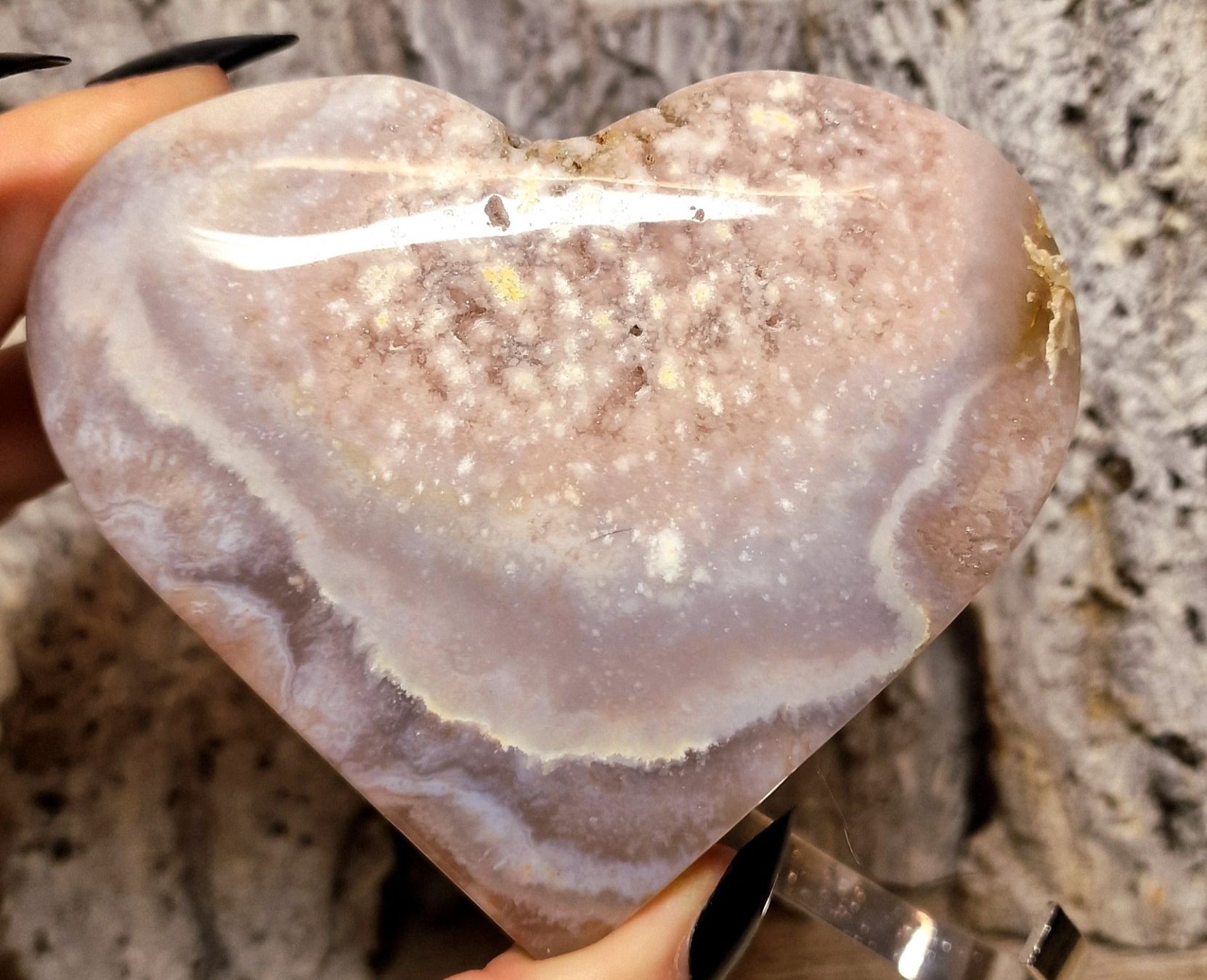 Minerali & Pietre curative: Pinkes Amethyst Herz 310g – Nuovo (secondo la descrizione) da Matzingen venduto da Shay_Crystalz 1