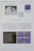 Documente Sondermarken Bern 1991 Europa Cept