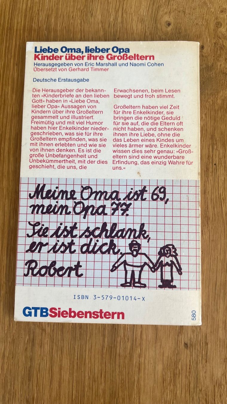 Libri: Kinder über ihre Grosseltern, 1980 – Usato da Schübelbach venduto da Dolly990_2 1