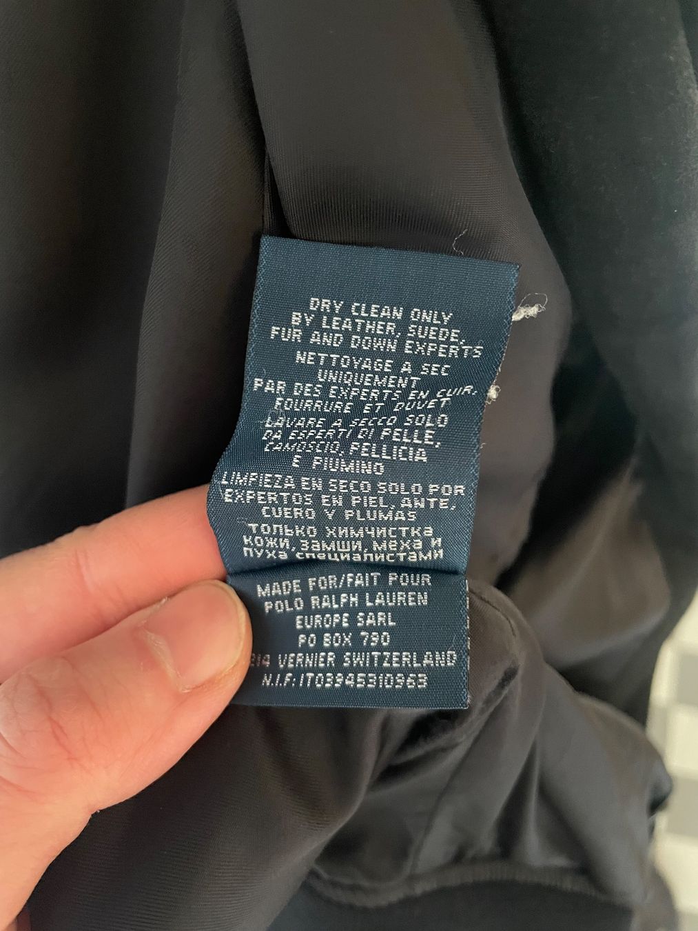 Ralph Lauren Giacche: Veste en daim noire Ralph Lauren – Usato da Lausanne venduto da amaury.h 3