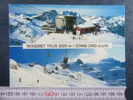 TITLIS SKIBEBIET STAND LUFTSEILBAHN SESSELLIFT AK ONW