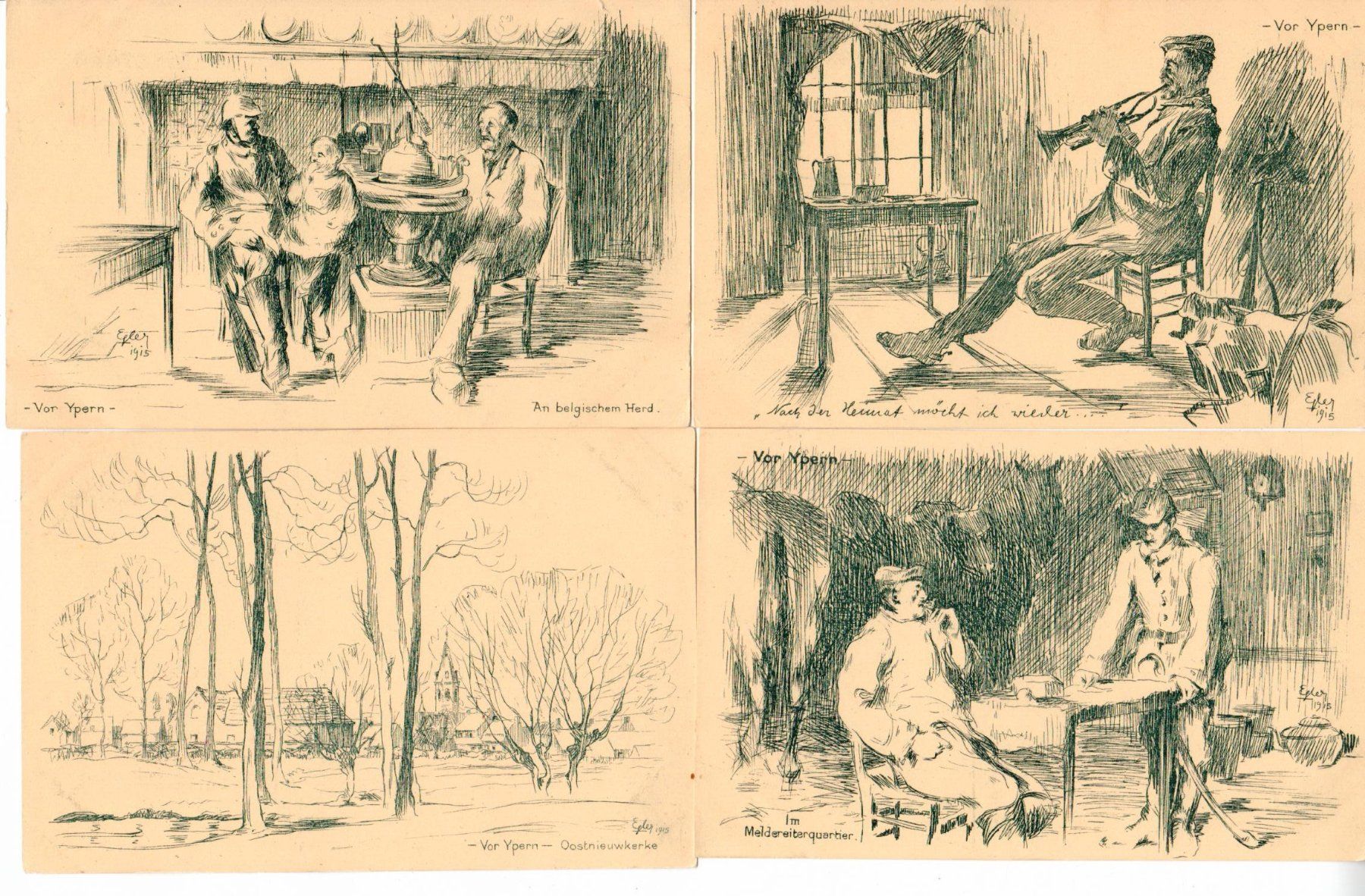Cartoline postali: 8 Feldpostkarten – Usato da Wolhusen venduto da Curver9 2