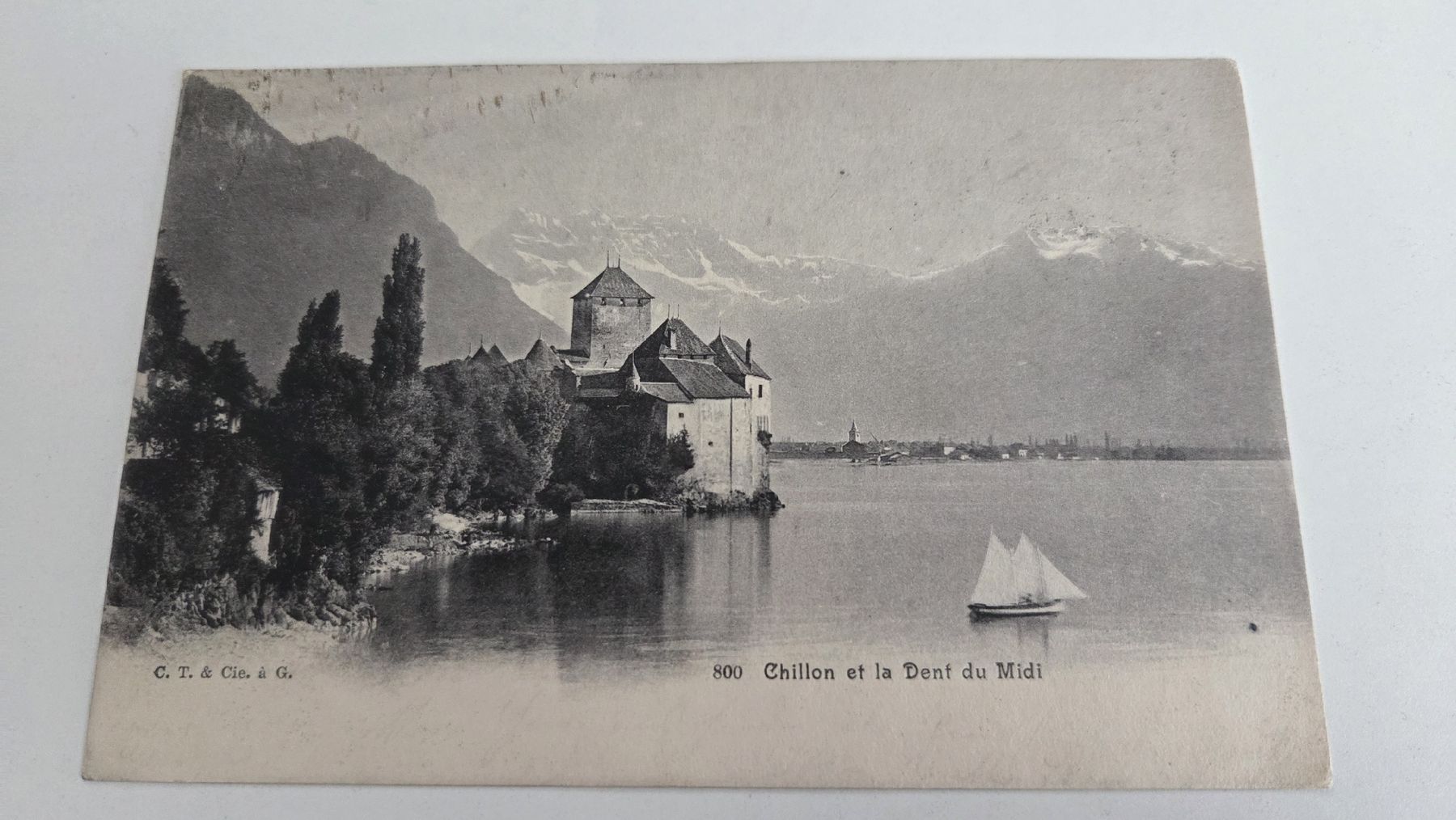 Tutti i francobolli: Ansichtskarte Chillon Bahnpoststempel Villeneuve – Usato da Arni AG venduto da Moth68 3