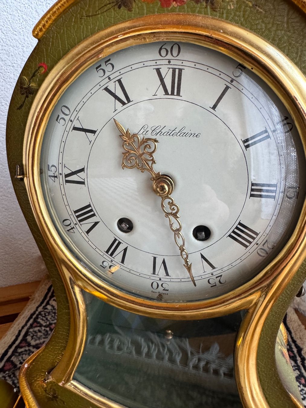 Stand- & Wanduhren: Pendule „ Le Chatelaine „ Halbstundenschlag / 2015 revidiert – Gebraucht aus siebnen von minte 8