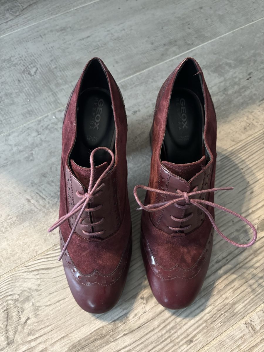 Geox Scarpe da donna: Geox, Chaussures bordeaux à talons, Taille 40 – Nuovo (secondo la descrizione) da Savièse venduto da aly_zc2h 4