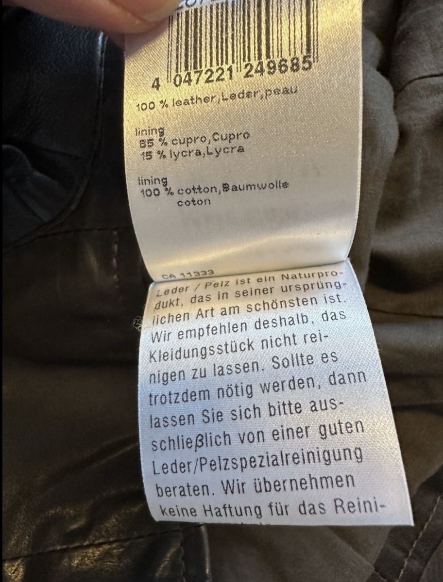 Marc Cain Giacche: Lederjacke von Marc Cain, Grösse 40 – Usato da Sirnach venduto da Namdidam 3