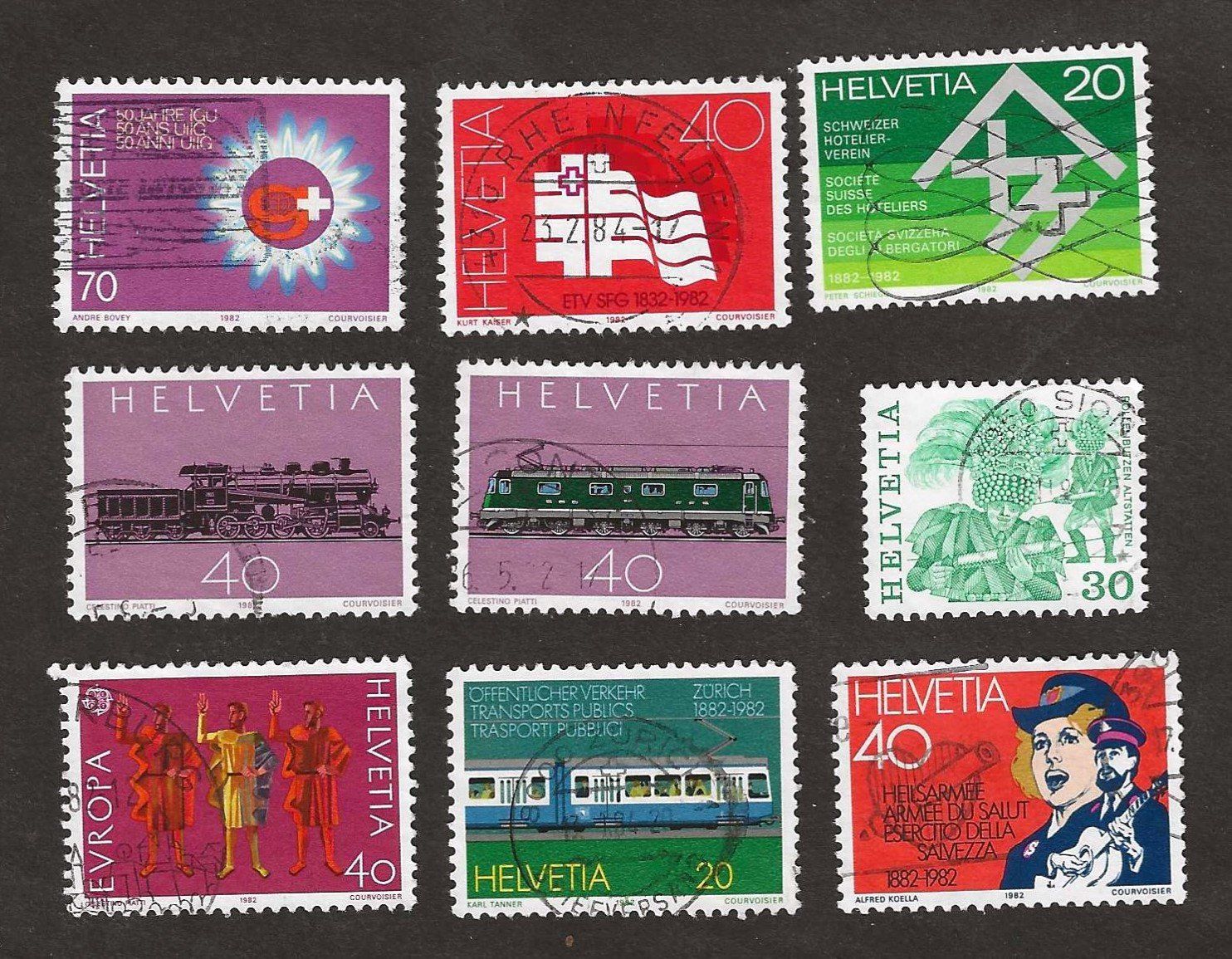 Tutti i francobolli: Rest  Jahr 1982 Gebraucht – Usato da Susten venduto da lmf_98wh